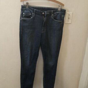 Mother The Looker Crop Jeans slighty darker wash Sz 30 - good shape